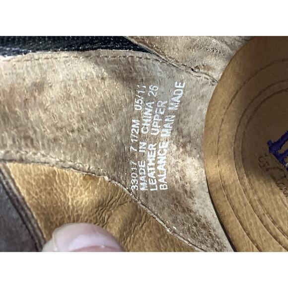 Indigo by Clarks Brown Leather Mary Jane Heeled Leather Shoes Size 7.5 Bow - Picture 9 of 9